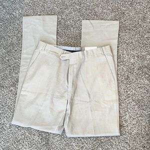 NWT Hart Schaffer Marx wool linen blend dress pant - size 38